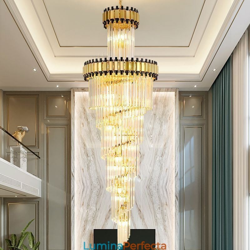 Plafoniera din cristal modern spectaculos K9
