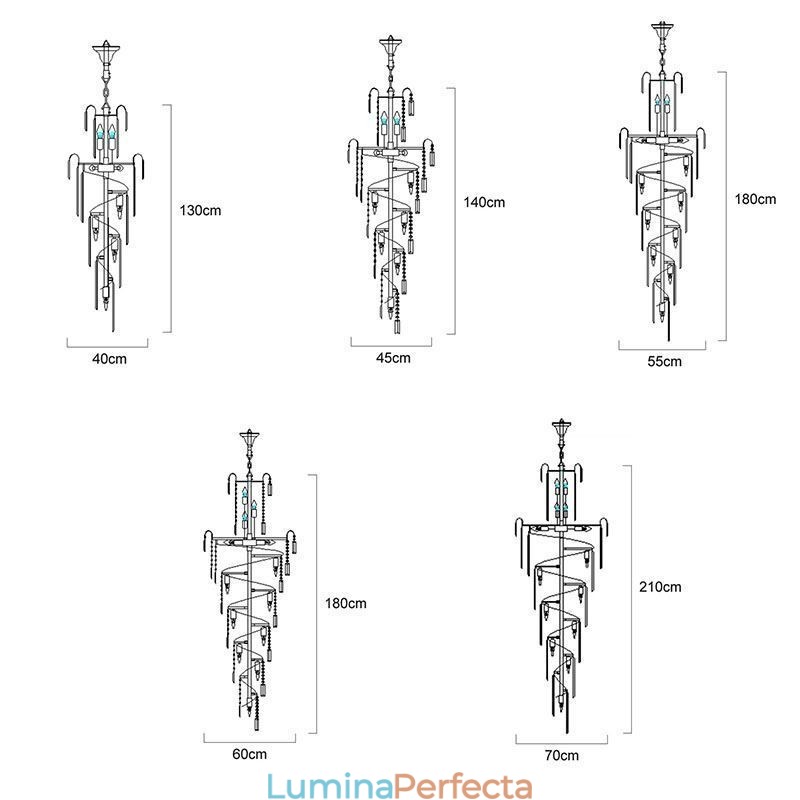 Plafoniera modernă din cristal