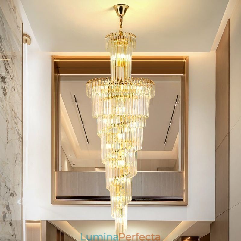 Plafoniera modernă din cristal