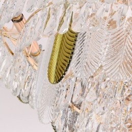 Plafoniera de lux Leaf Pendant din cristal