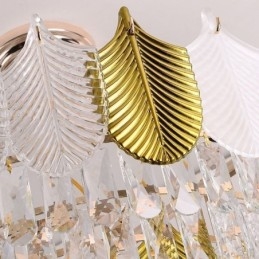 Plafoniera de lux Leaf Pendant din cristal