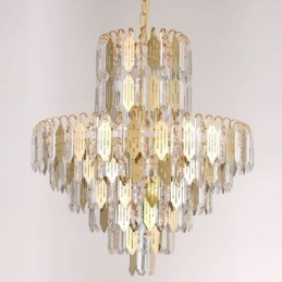 Lampă de plafon modernă din cristal Lampă de tavan contemporană