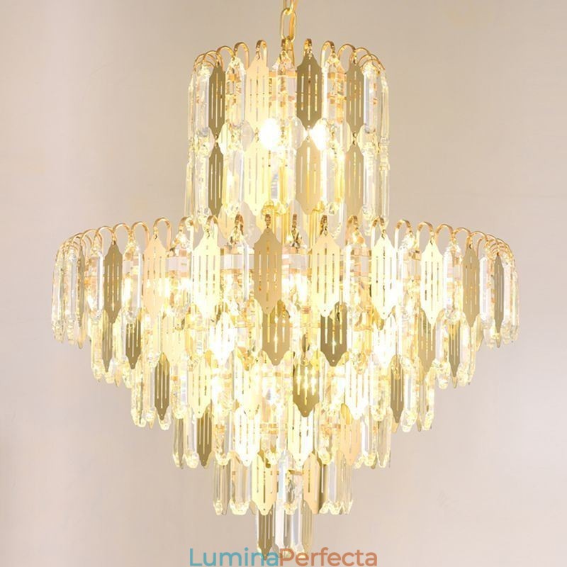 Lampă de plafon modernă din cristal Lampă de tavan contemporană