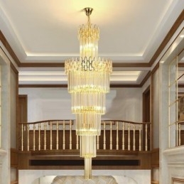 Lumină suspendată modernă spectaculoasă de tavan înalt Scări