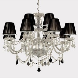 Candelabru elegant din cristal cu 12 lumini