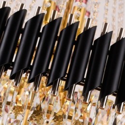 Lumină modernă cu pandantiv din cristal Lampă rotundă de tavan Lumini suspendate