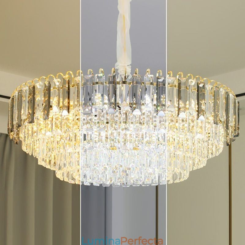 Lumini suspendate din cristal Plafoniera de lux 12 16 lumini