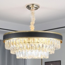 Lampă suspendată modernă Plafoniera din cristal 9 12 16 Lumini