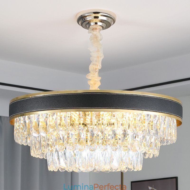 Lampă suspendată modernă Plafoniera din cristal 9 12 16 Lumini