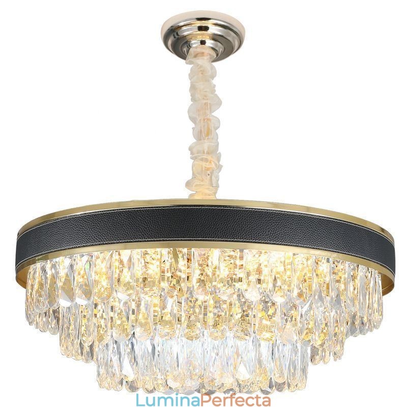 Lampă suspendată modernă Plafoniera din cristal 9 12 16 Lumini