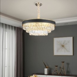 Lampă suspendată modernă Plafoniera din cristal 9 12 16 Lumini