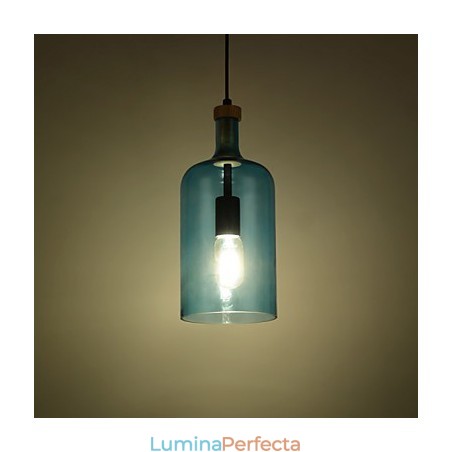 Candelabru suspendat modern cu abajur din sticlă Candelabru suspendat modern cu abajur din sticlă