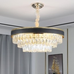 Lampă suspendată modernă Plafoniera din cristal 9 12 16 Lumini