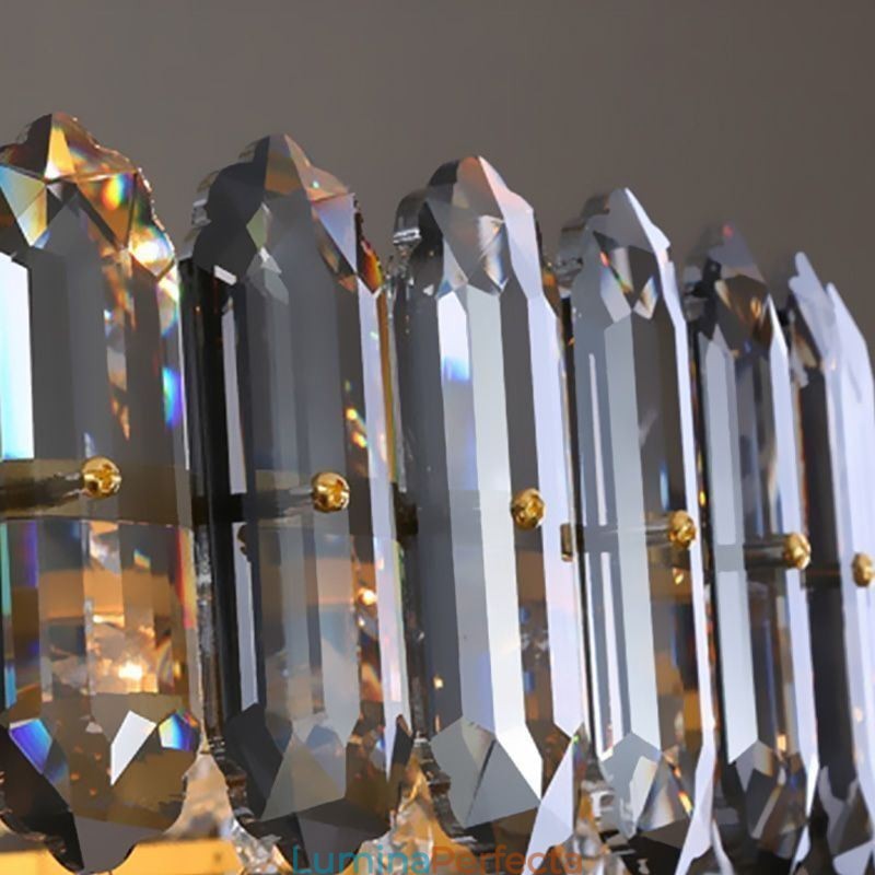 Lumină suspendată din cristal Corp de iluminat suspendat conic
