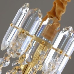 Lumină suspendată din cristal Corp de iluminat suspendat conic