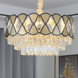 Lampă suspendată din cristal Plafoniere moderne din dantelă