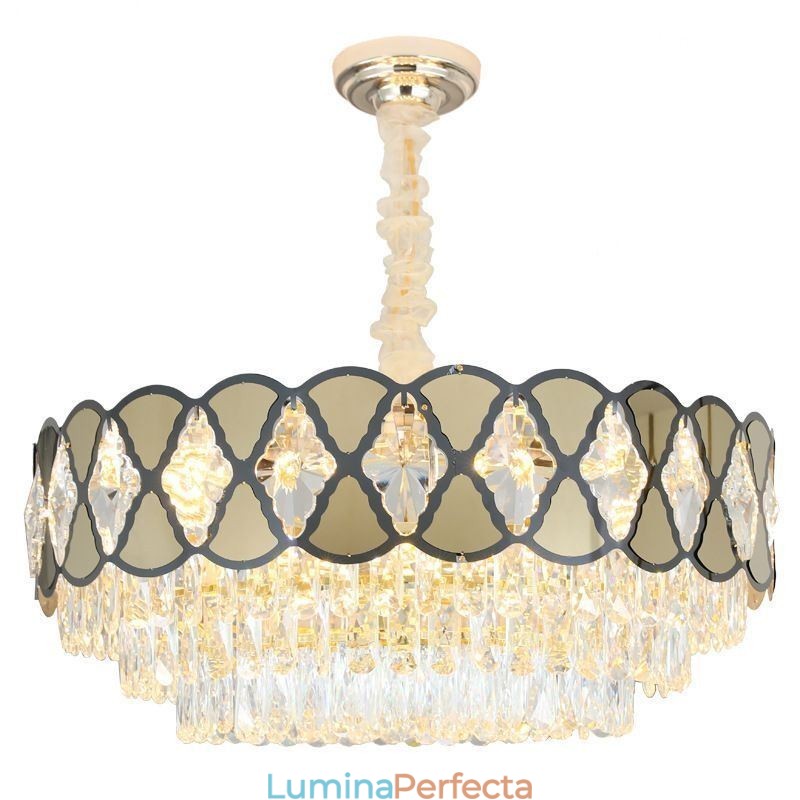 Lampă suspendată din cristal Plafoniere moderne din dantelă