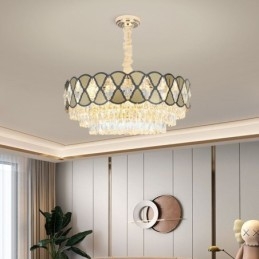 Lampă suspendată din cristal Plafoniere moderne din dantelă