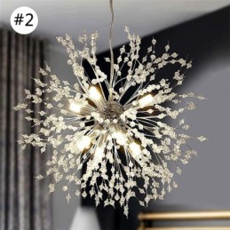 Candelabru cu foc de artificii 8 lumini Lampă suspendată cu păpădie