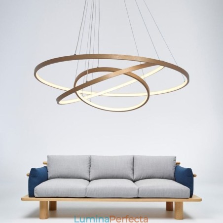 Pendant Lampă Modern Candelabru Iluminat Plafoniera 3 Inele Pendant Lampă Modern Candelabru Iluminat Plafoniera 3 Inele