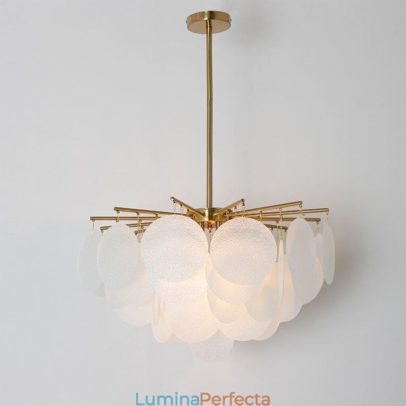 Lampă suspendată modernă cu 6 lumini, cu formă de sticlă