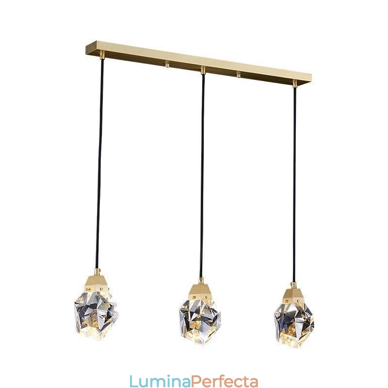 Plafoniera cu mini bilă simplă de cristal