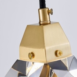 Plafoniera cu mini bilă simplă de cristal