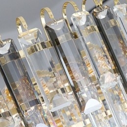 Lumină suspendată dreptunghiulară Plafoniera din cristal