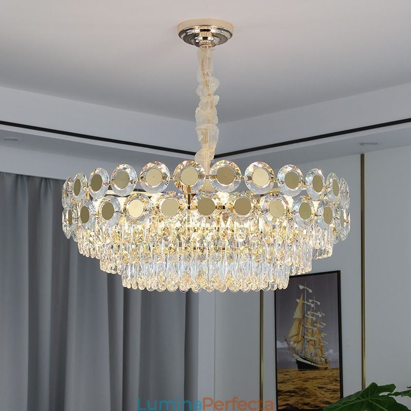 Corp de iluminat de tavan modern din cristal