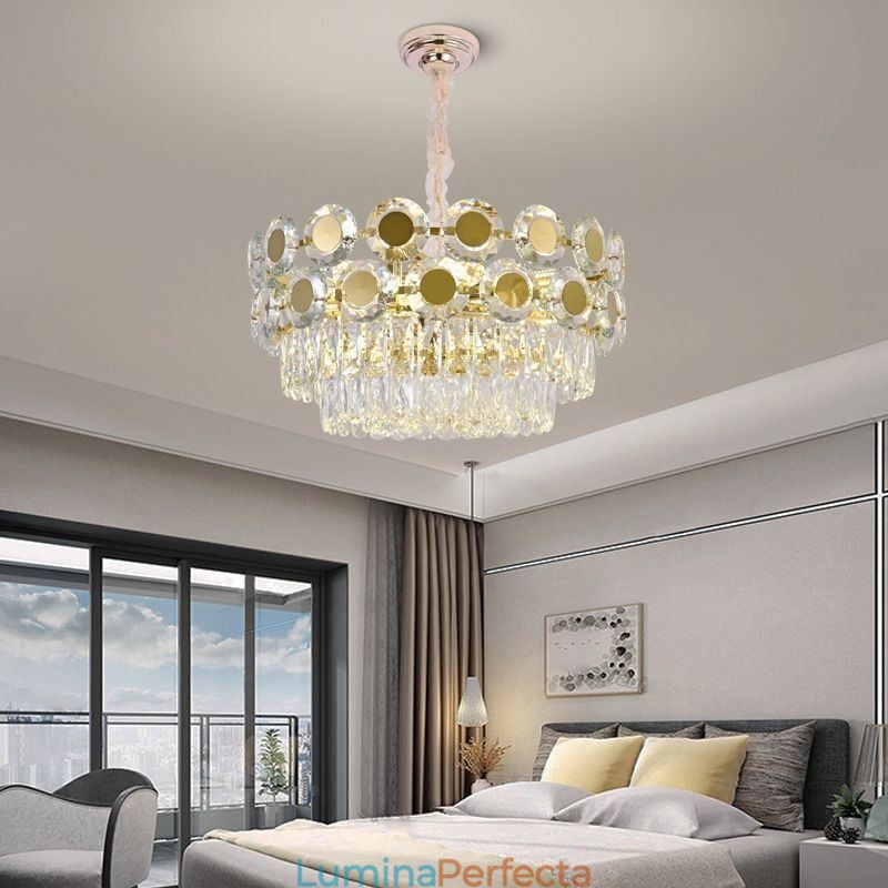 Corp de iluminat de tavan modern din cristal