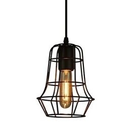 Candelabru de epocă în stil european elegant pentru lumina suspendată neagră