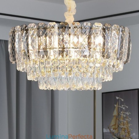 Plafoniera rotundă din cristal Plafoniera rotundă din cristal