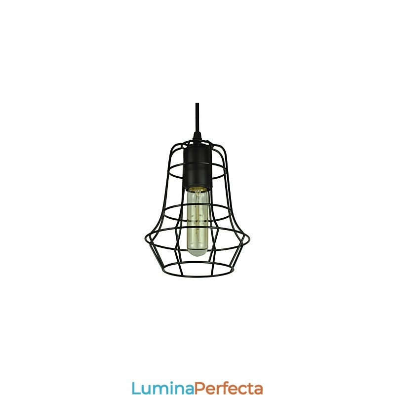 Candelabru de epocă în stil european elegant pentru lumina suspendată neagră