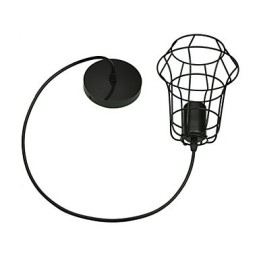 Candelabru de epocă în stil european elegant pentru lumina suspendată neagră