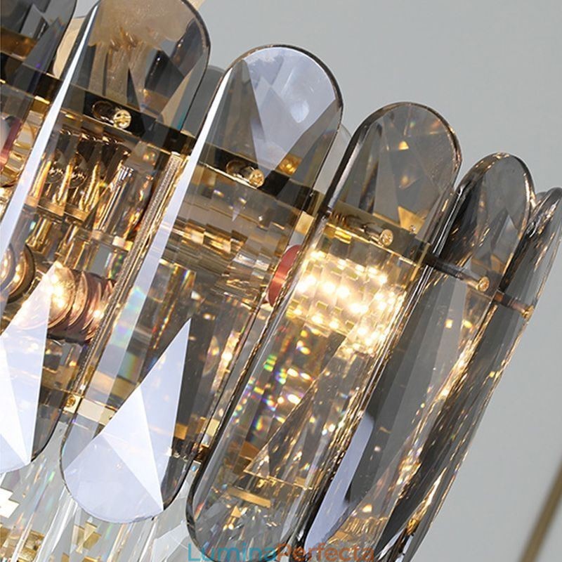 Plafoniera cu pandantiv din cristal