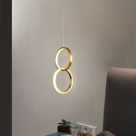 Lampă suspendată Inele din alamă Corp de iluminat decorativ Lampă suspendată Inele din alamă Corp de iluminat decorativ