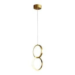 Lampă suspendată Inele din alamă Corp de iluminat decorativ