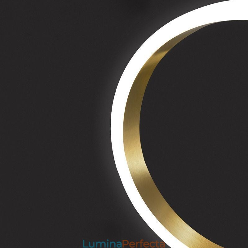 Lampă suspendată Inele din alamă Corp de iluminat decorativ