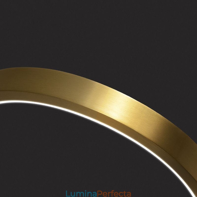Lampă suspendată Inele din alamă Corp de iluminat decorativ