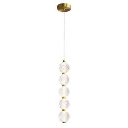 Lampă suspendată Iluminat decorativ cu margele acrilice