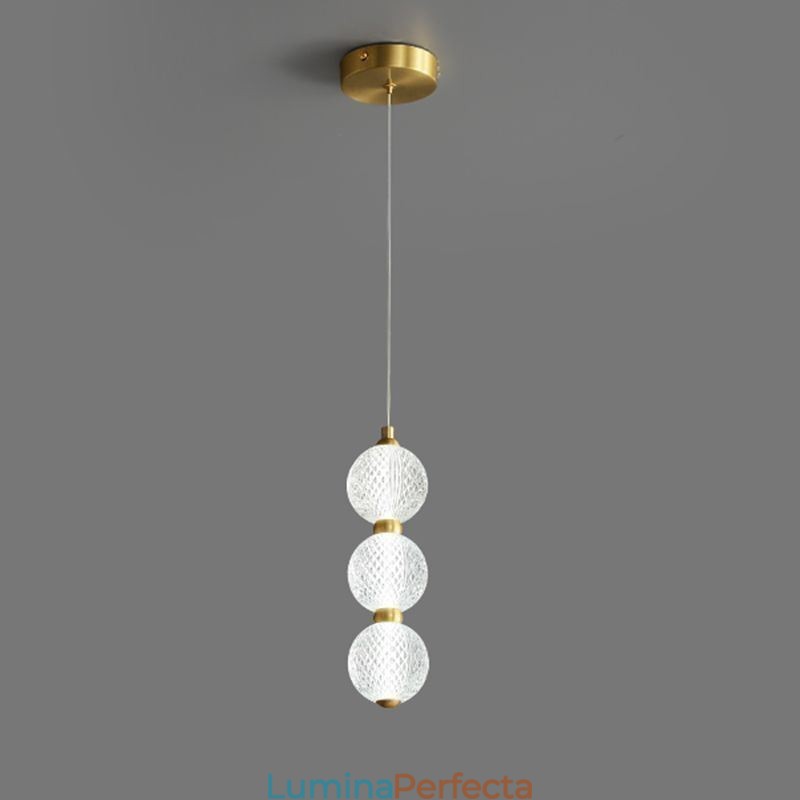 Lampă suspendată Iluminat decorativ cu margele acrilice