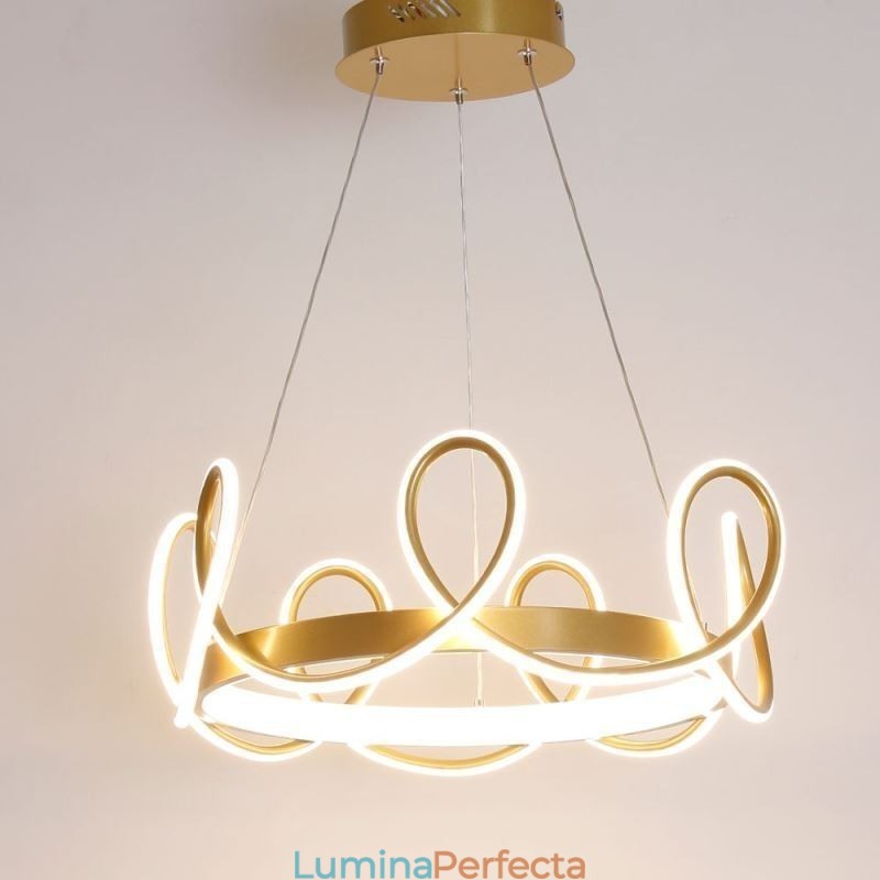 Lampă suspendată modernă Crown pendantavă aluminiu 1 lumină