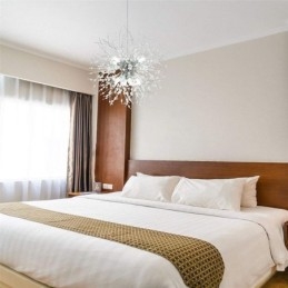 Candelabru cu foc de artificii 8 lumini Lampă suspendată cu păpădie