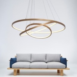 Pendant Lampă Modern Candelabru Iluminat Plafoniera 3 Inele