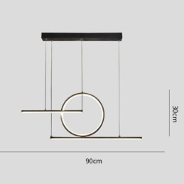 Lampă suspendată Corp de iluminat decorativ minimalist