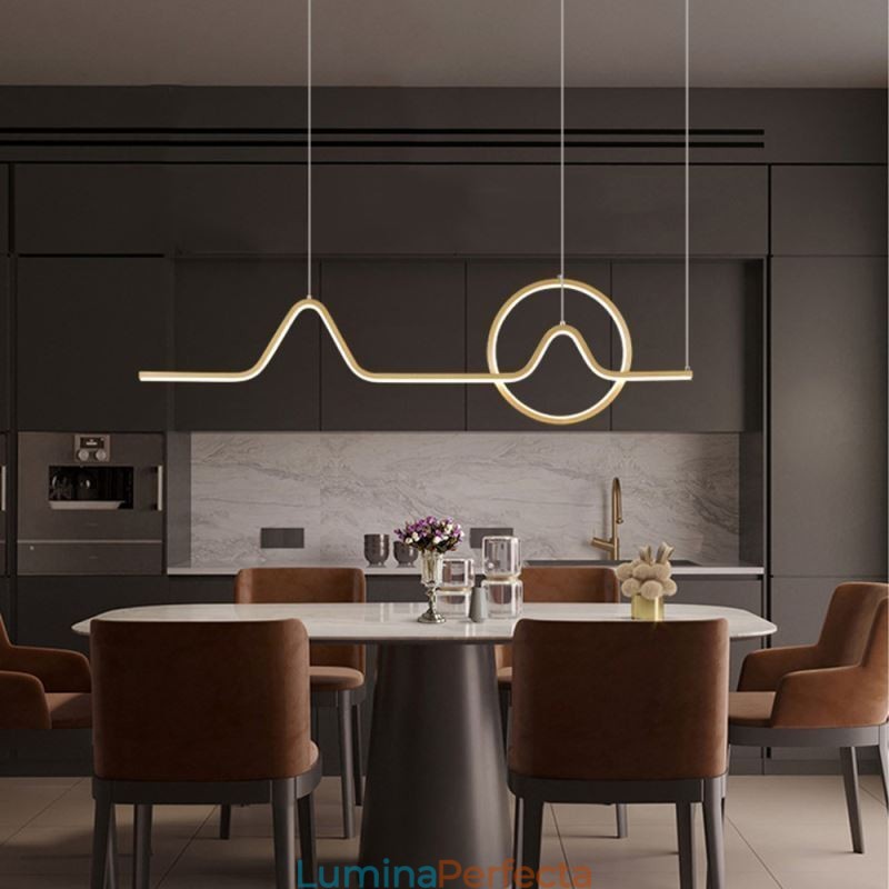 Lampă suspendată Corp de iluminat decorativ minimalist 52W
