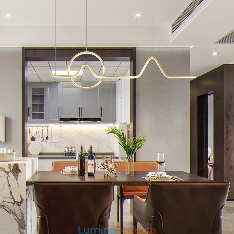 Lampă suspendată Corp de iluminat decorativ minimalist 52W