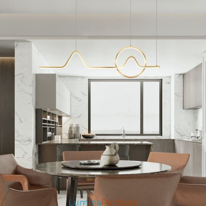 Lampă suspendată Corp de iluminat decorativ minimalist 52W