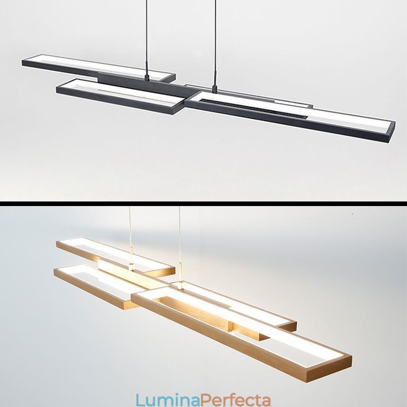 Lumină suspendată modernă Plafoniera orizontală