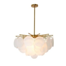 Lampă suspendată modernă cu 6 lumini, cu formă de sticlă